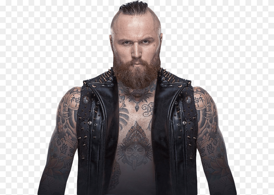 Download Hd Aleister Black 2018 New By Ambriegnsasylum16 Aleister Black Wwe Champion, Vest, Tattoo, Clothing, Skin Png Image
