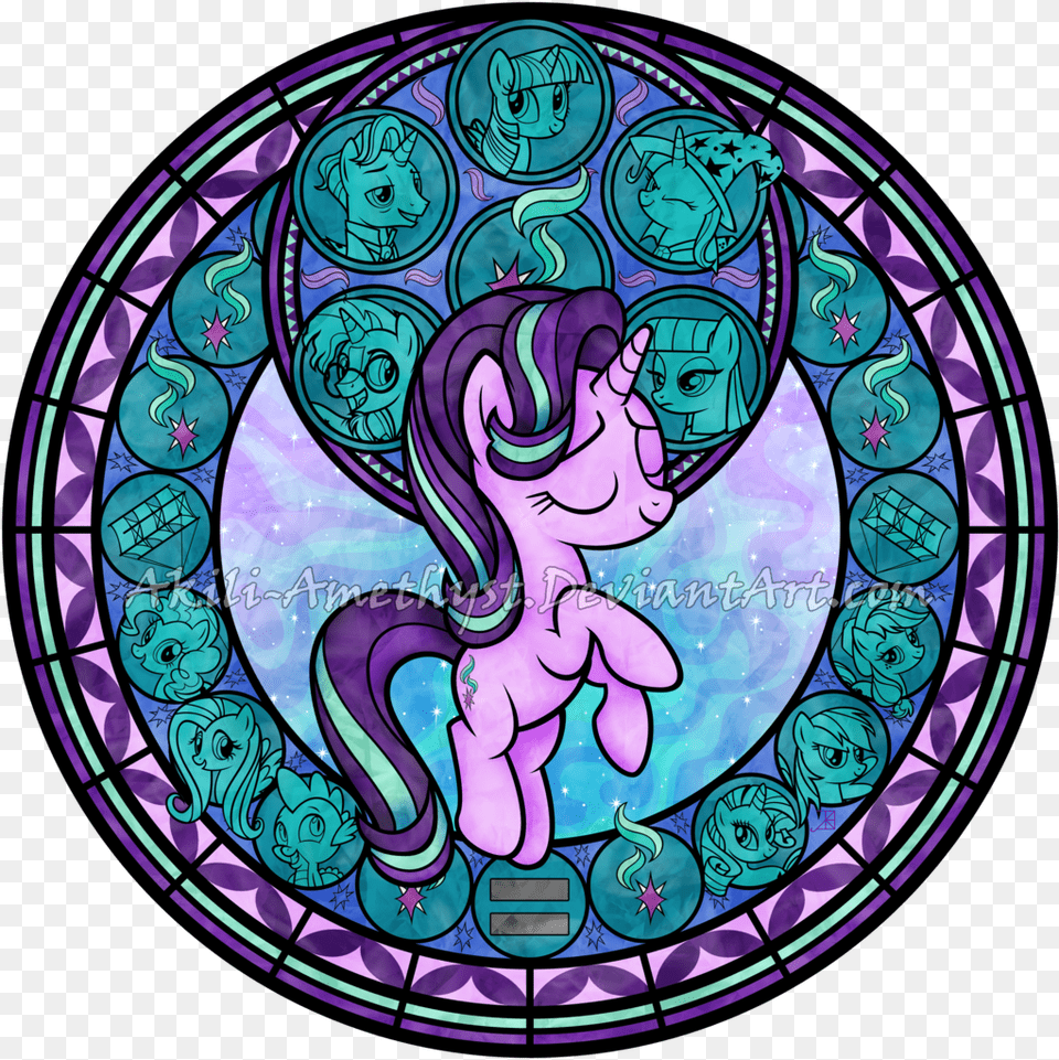 Download Hd Alicorn Applejack Artist Kingdom Hearts Station Of Awakening, Art, Stained Glass, Face, Head Free Png