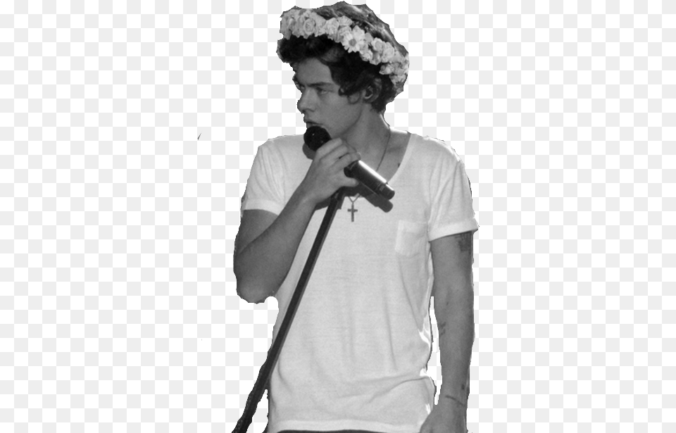Hd Aloha Tropical Bliss Tumblr Make A Flower Crown, Adult, Person, Microphone, Man Free Png Download