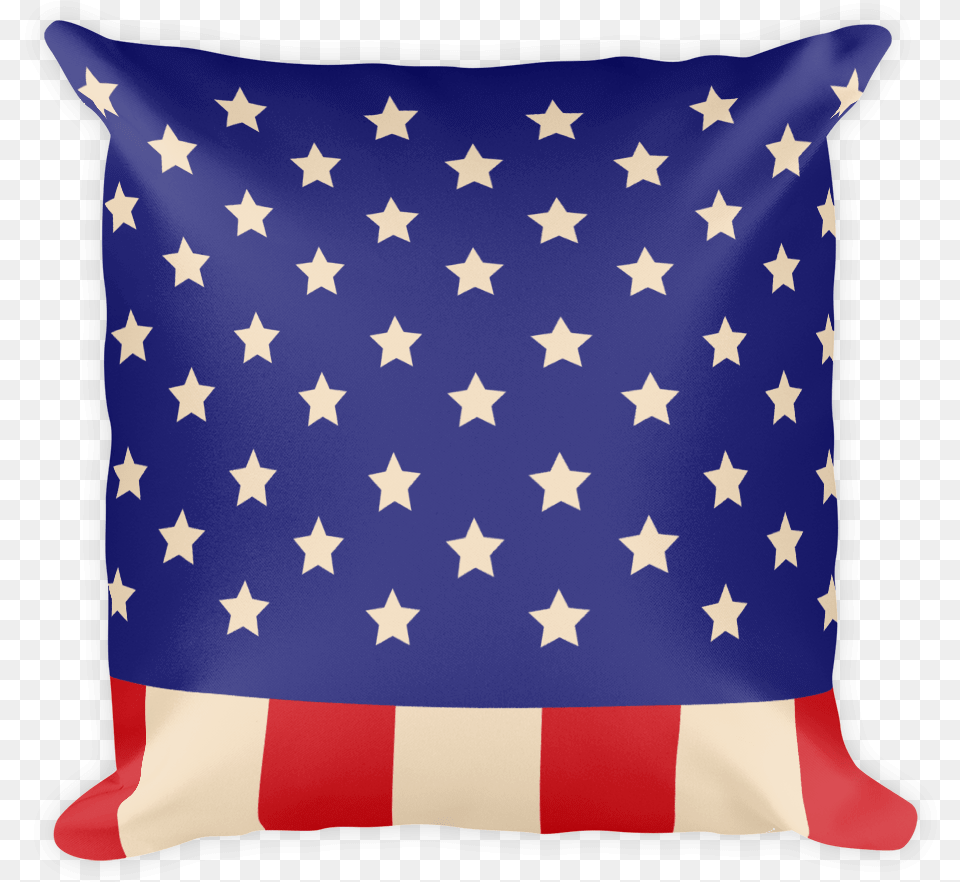 Hd American Stars Square Pillow Signs Unique Pillow, Cushion, Flag, Home Decor Free Png Download