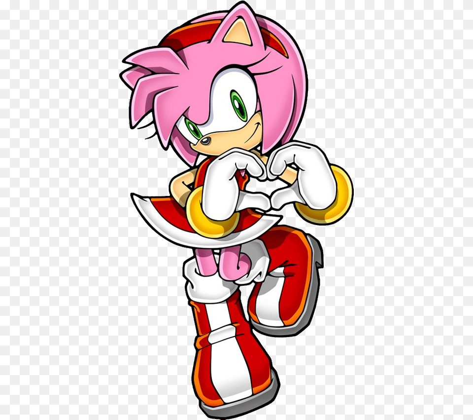 Download Hd Amy Sonic Rush Amy Rose Sonic Rush, Book, Comics, Publication, Dynamite Png Image