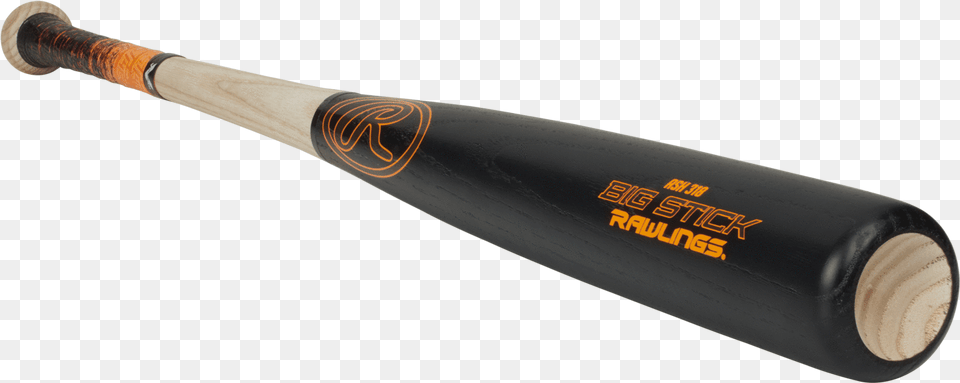 Download Hd Angle View Of Rawlings Big Stick Adult Ash Wood Baseball Bat, Baseball Bat, Sport, Smoke Pipe Free Png