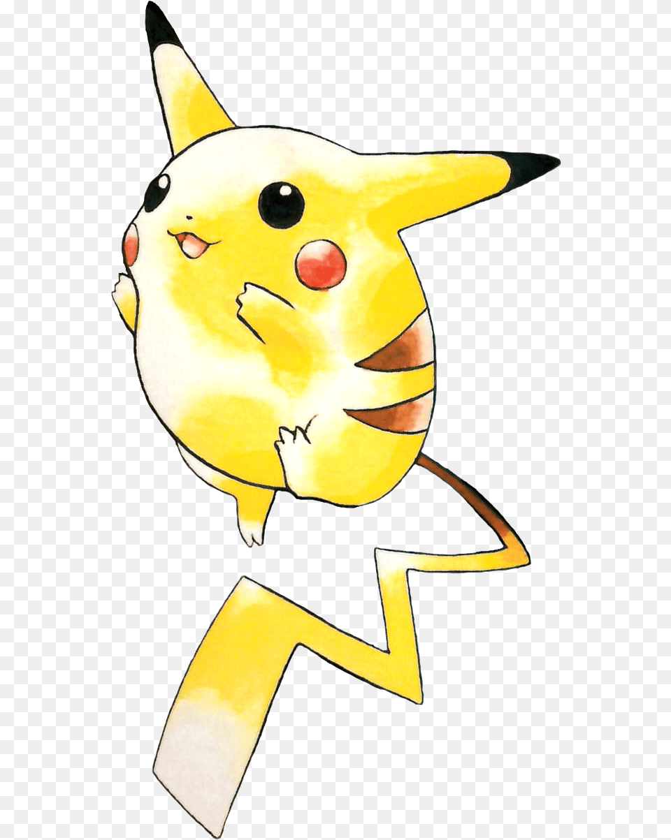 Download Hd Anyone Else Wish Pikachu Looked Like This Again Pikachu Red And Blue, Animal, Bird Png Image
