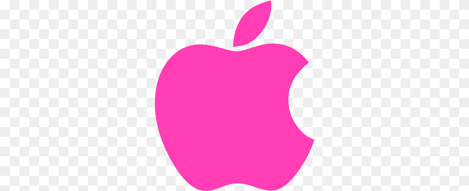 Download Hd Apple Icon Logo Pink Apple Logo, Plant, Produce, Fruit, Food Png Image