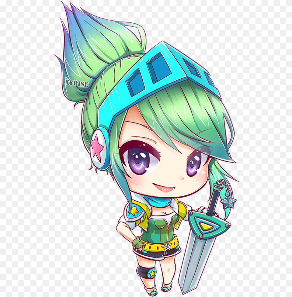 Download Hd Arcade Riven By Xyrise Cartoon, Book, Comics, Publication, Baby Free Transparent Png