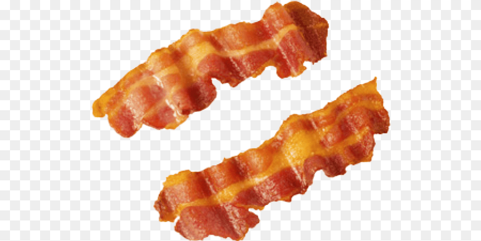 Download Hd Bacon Transparent Bacon, Food, Meat, Pork, Ketchup Free Png