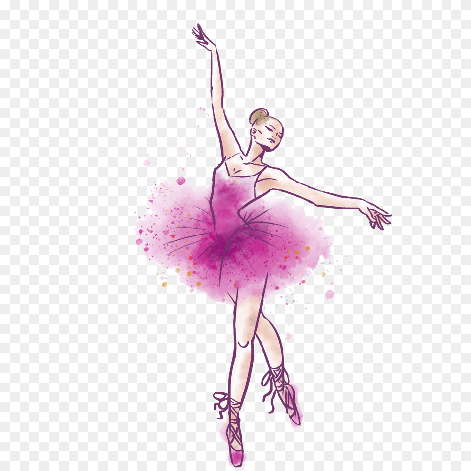 Hd Ballet Dancer Watercolor Watercolor Ballet Dance Painting, Ballerina, Person, Dancing, Leisure Activities Free Png Download