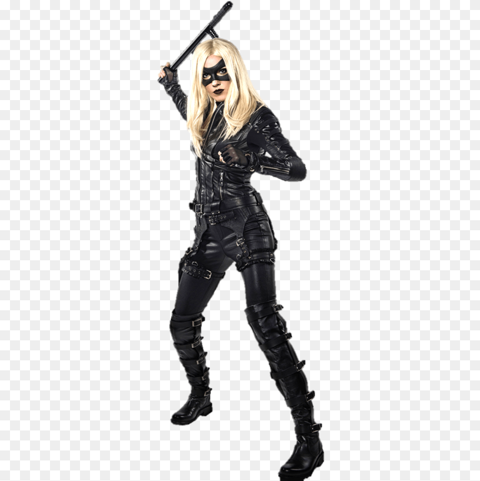 Hd Black Canary Cw Transparent By Gasa979 Green White Canary Season 3 Costume, Adult, Person, Woman, Female Free Png Download
