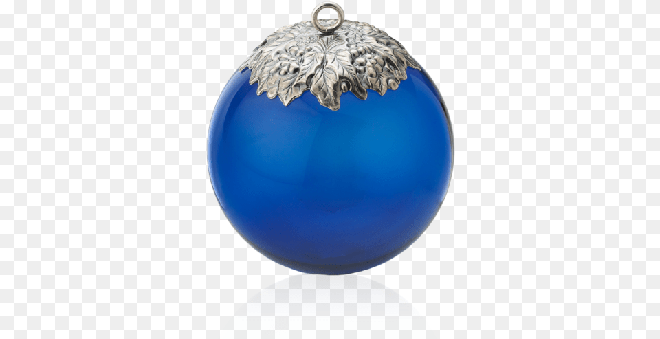 Download Hd Blue And Silver Christmas Decorations Christmas Ornament, Sphere, Astronomy, Outer Space, Planet Png