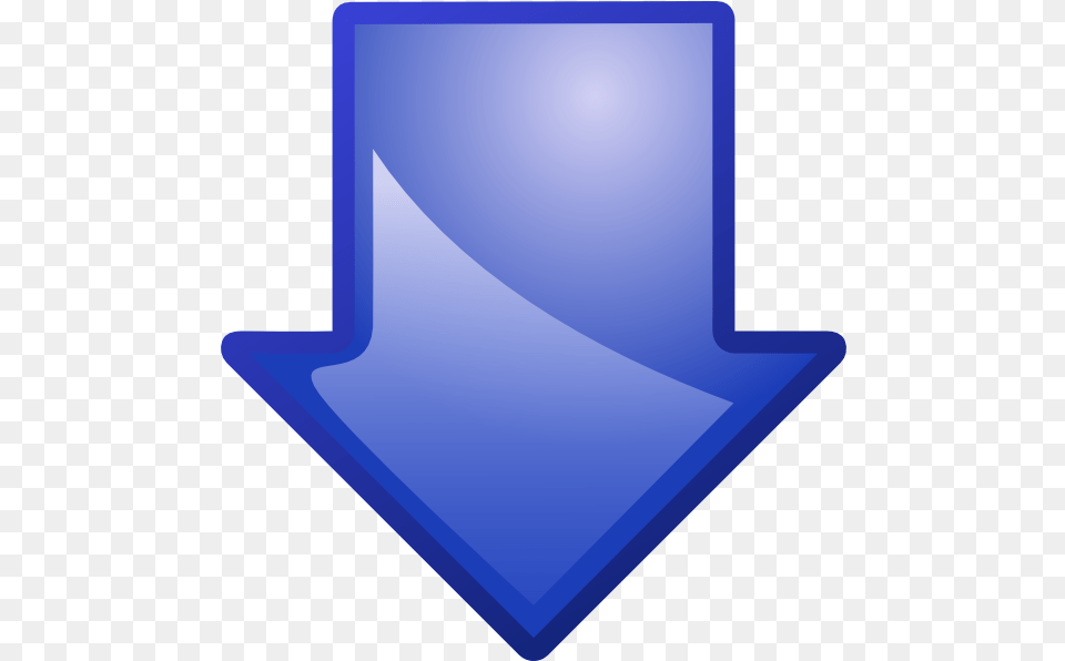 Download Hd Blue Arrow Pointing Down Transparent Image Blue Down Arrow Icon, Blackboard Png