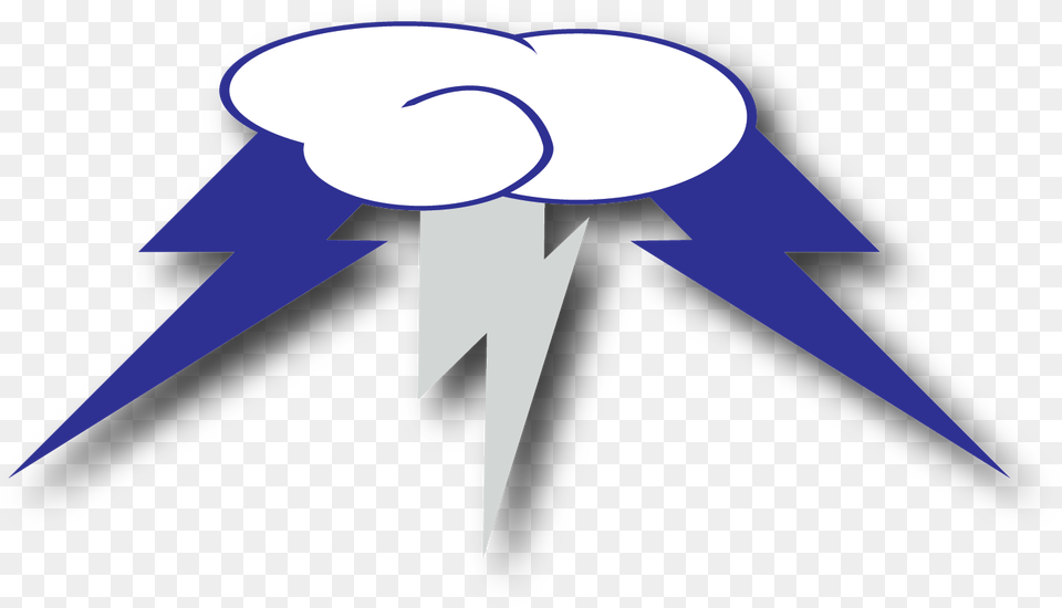 Download Hd Blue Lightning Bolt Clipart Lightning Mlp Cutie Mark Blue, Logo Png Image
