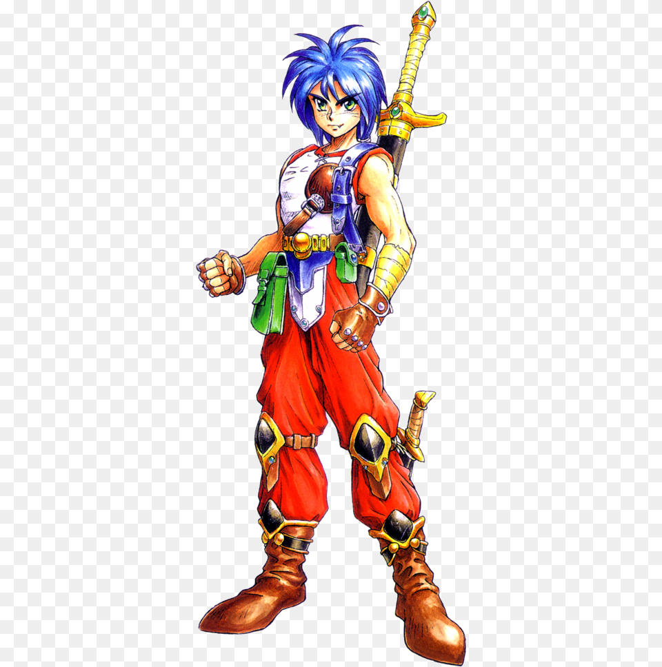 Hd Bofii Ryubateson Artwork 2 Breath Of Fire Ii Ryu Breath Of Fire 2, Book, Publication, Comics, Adult Free Png Download