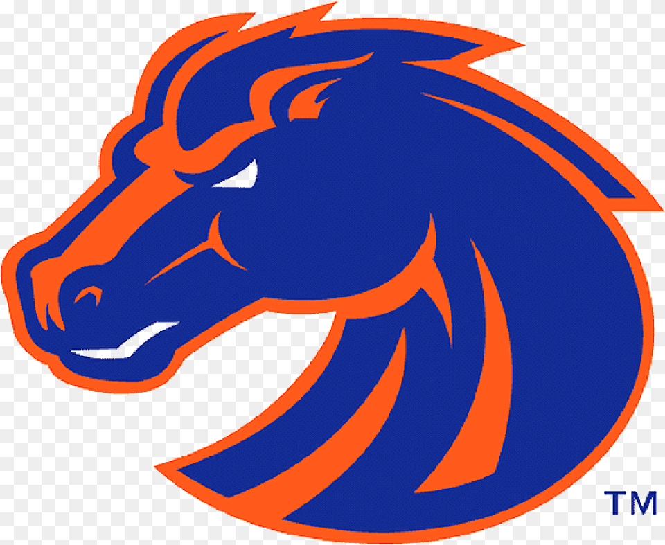 Download Hd Boise State Broncos Logo Vector Transparent Boise State Broncos Football, Dragon, Animal, Fish, Sea Life Png