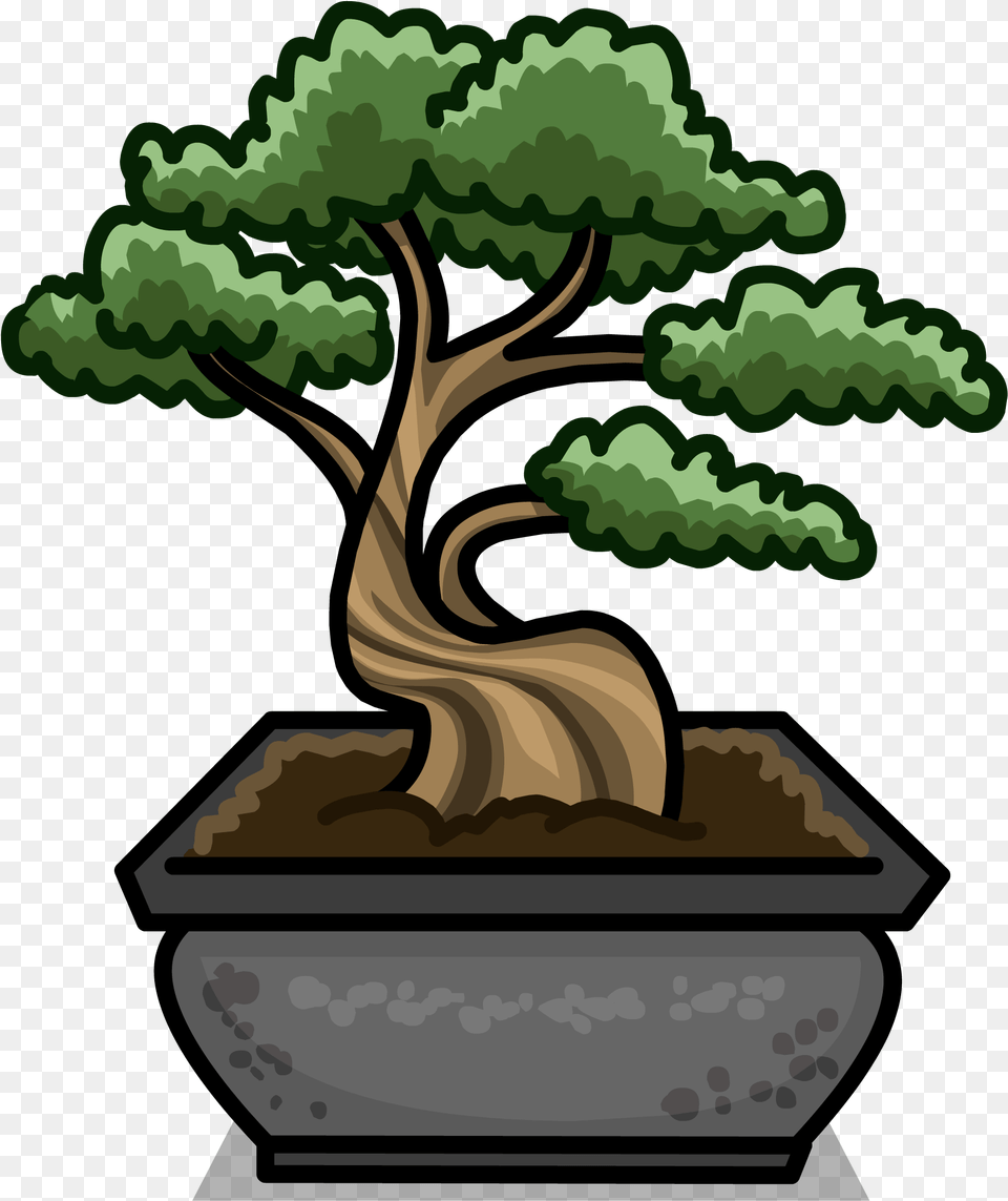 Download Hd Bonsai Tree Sprite 004 Bonsai, Plant, Potted Plant, Cross, Symbol Png