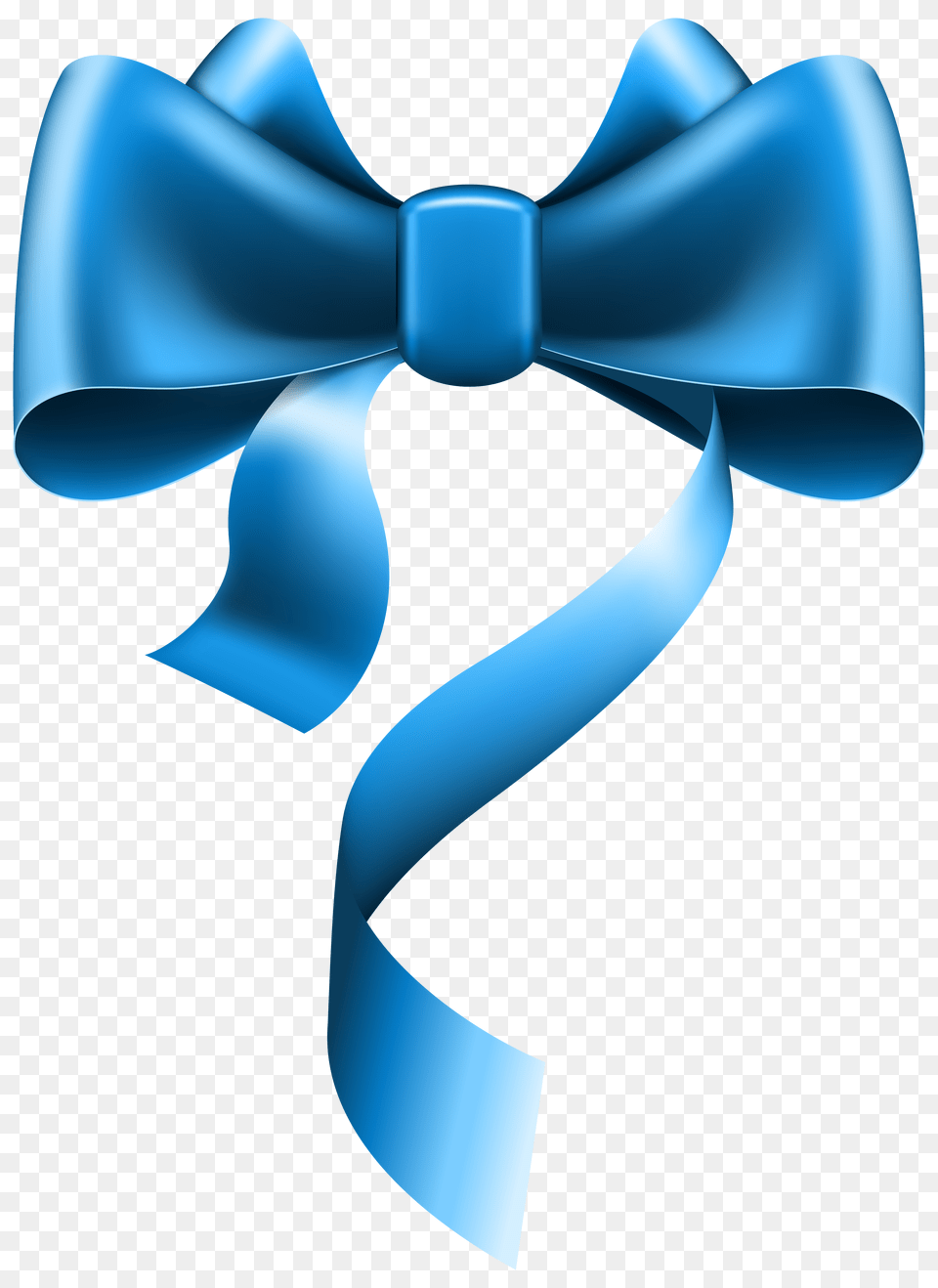 Download Hd Bow Tie Neck Ribbon Blue Background Blue Bow Clipart, Accessories, Formal Wear, Gift, Cross Free Png