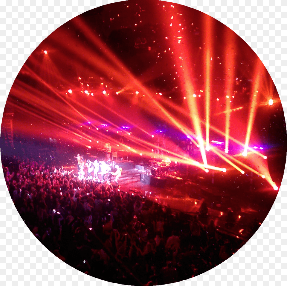 Hd Bruno Mars Circular Transparent Circle, Club, Concert, Crowd, Lighting Free Png Download