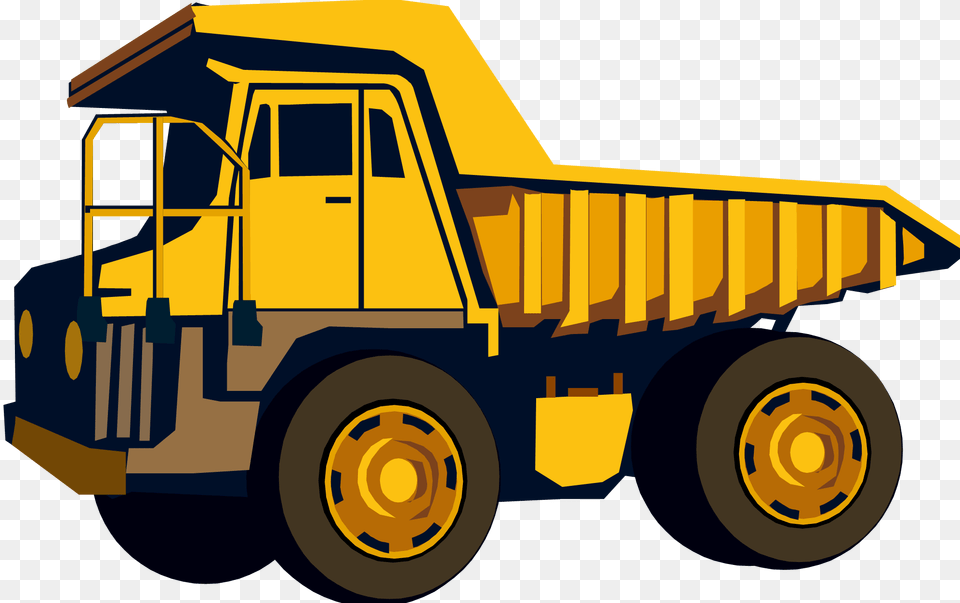 Download Hd Car Vector Clipart Construction Trucks, Bulldozer, Machine, Transportation, Vehicle Free Png