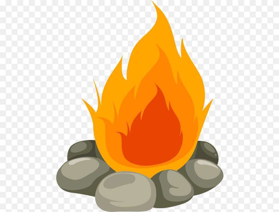 Download Hd Cartoon Fire Campfire, Flame, Baby, Person Png