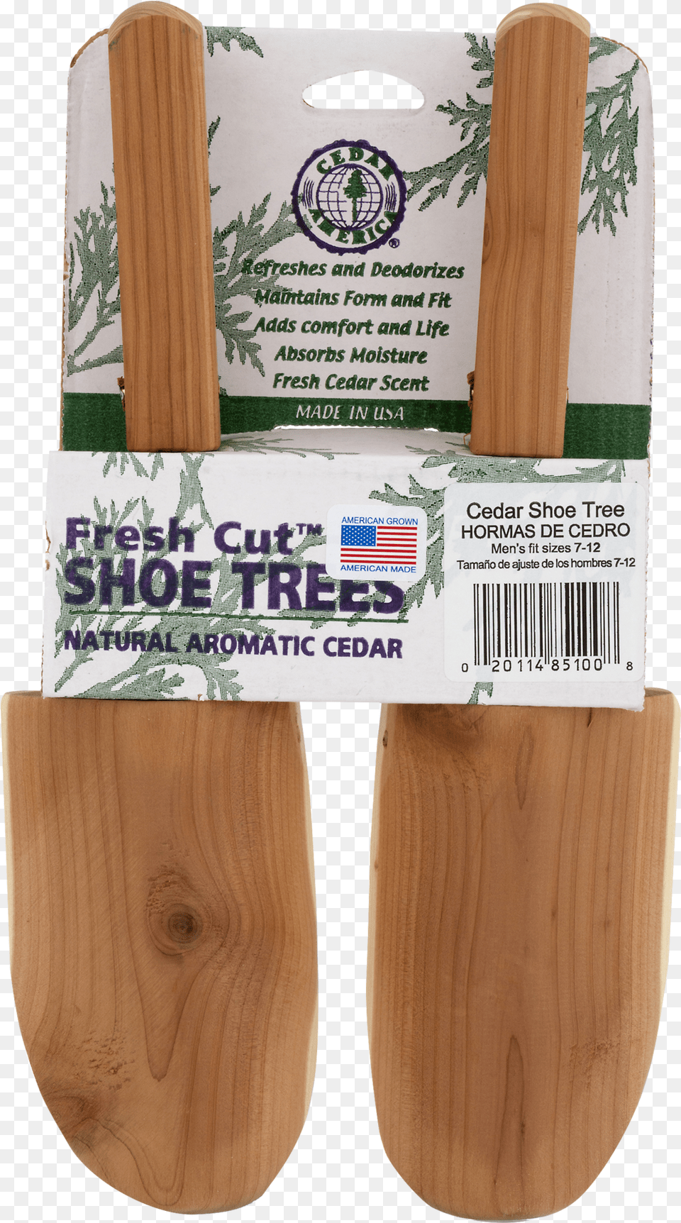 Download Hd Cedaramerica Aromatic Cedar Classic Shoe Trees Plywood, Cutlery, Spoon, Wood Free Png