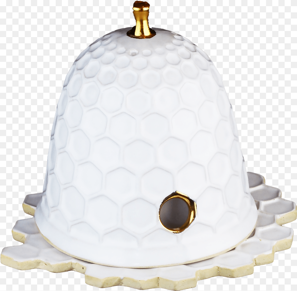 Hd Ceramic Honey Pot With 14k Gold Tortoise Dome, Food, Birthday Cake, Cake, Cream Free Png Download