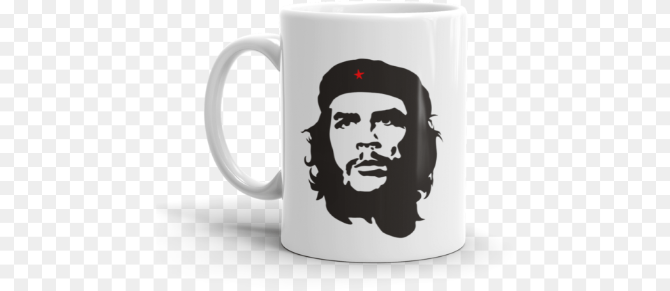 Download Hd Che Guevara Roblox Che Guevara Che Guevara Sticker, Cup, Face, Head, Person Free Transparent Png