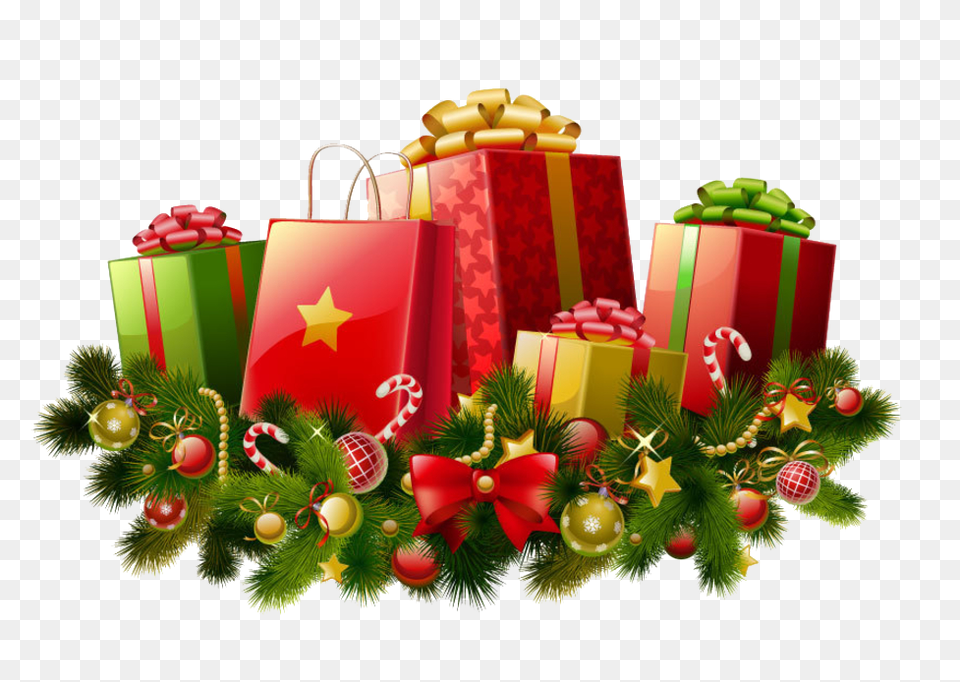 Hd Christmas Gift File Christmas Gift Vector, Birthday Cake, Cake, Cream, Dessert Free Png Download