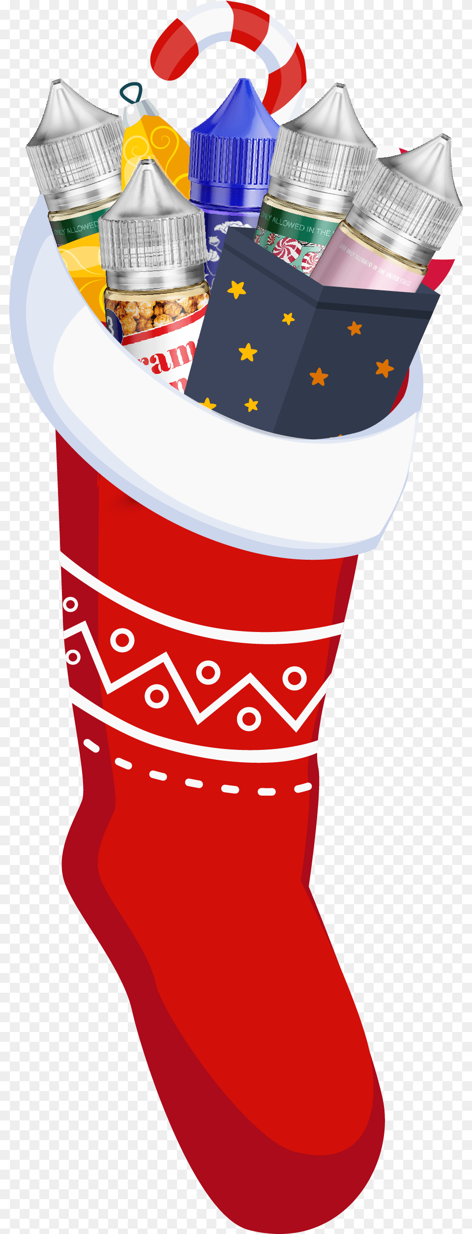 Download Hd Christmas Stocking Stuffer Christmas Stocking Clip Art, Hosiery, Gift, Clothing, Festival Free Png