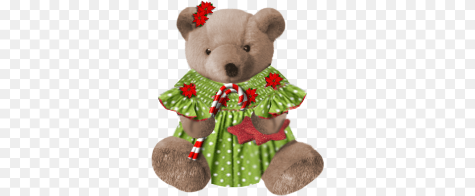 Download Hd Christmas Teddy Bears From Teddy Bear, Teddy Bear, Toy Png Image