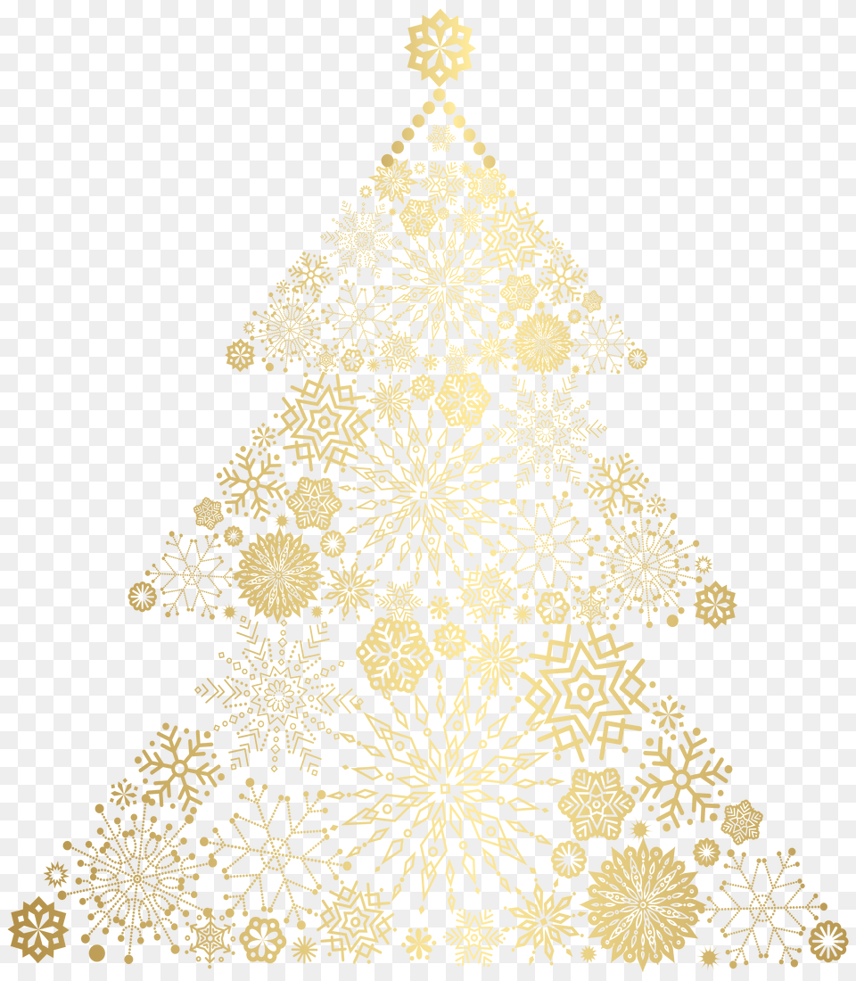 Download Hd Christmas Tree Pattern, Gold, Cross, Symbol, Page Png