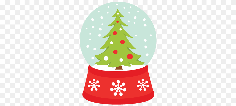 Download Hd Christmas Tree Snow Globe Christmas Snow Globe Clip Art, Christmas Decorations, Festival, Food, Ketchup Free Transparent Png