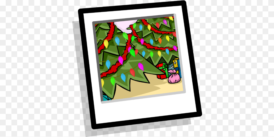 Download Hd Christmas Trees Background Icon Club Penguin Vertical, Art, Blackboard Png