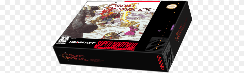 Download Hd Chrono Trigger Chrono Trigger Super Nintendo Chrono Trigger 3d Box, Book, Publication Png