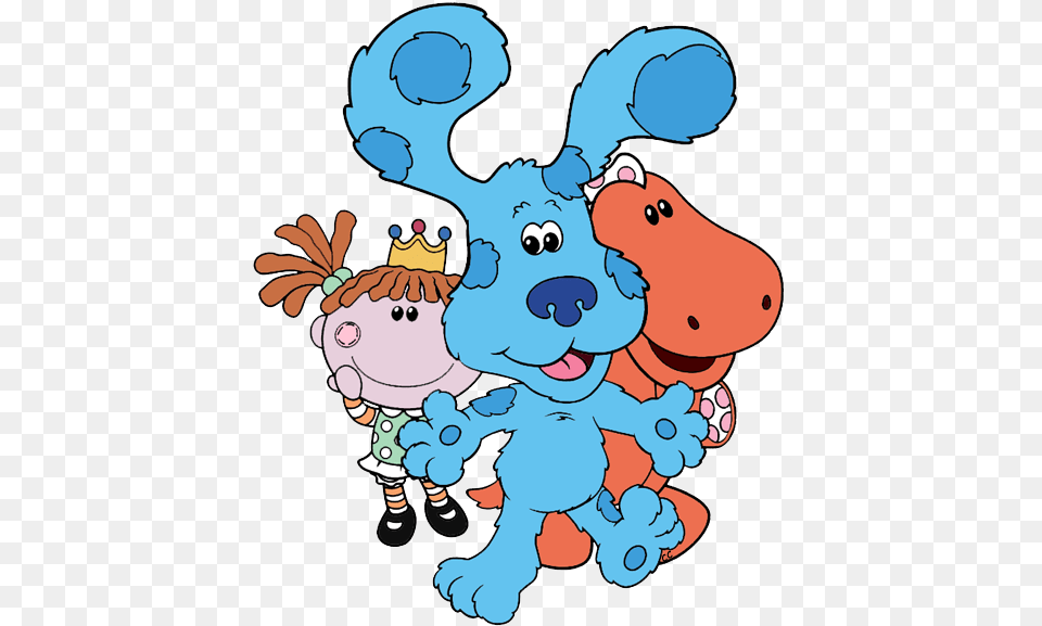 Download Hd Clipart Best Blueu0027s Blues Clues Blue Clipart Transparent Room Blue, Plush, Toy, Baby, Person Free Png