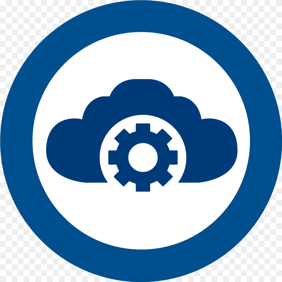 Download Hd Cloud Icon Dark No Txt Services On Cloud Icon, Machine, Disk, Gear Png