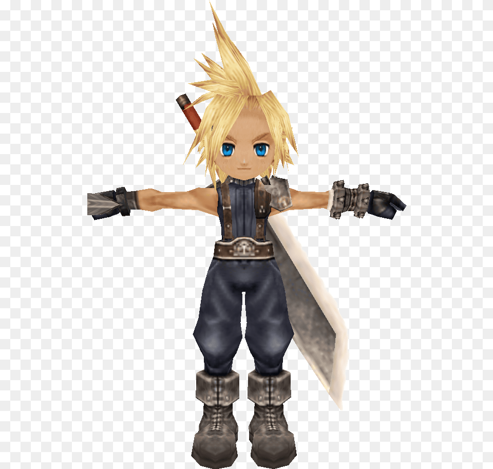 Download Hd Cloud Strife Model Iss Cloud Strife Cloud Ff7 Boy, Child, Male, Person Free Transparent Png
