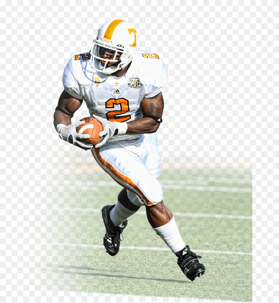 Download Hd College Football Player Running College, Helmet, Person, People, Playing American Football Free Png