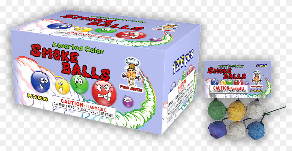 Download Hd Color Smoke Tnt Smoke Balls Assorted Colors Smoke Bomb, Box Free Png