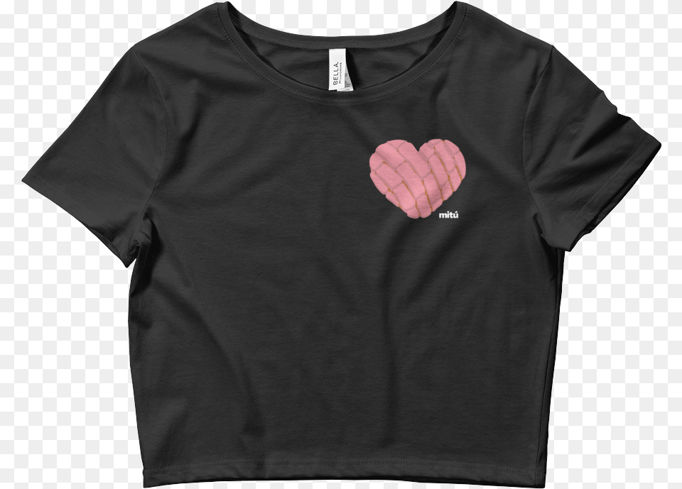 Hd Concha Heart Squad Crop Tee Ml Crop Top Polaroid Shirts, Clothing, T-shirt, Shirt, Long Sleeve Free Png Download