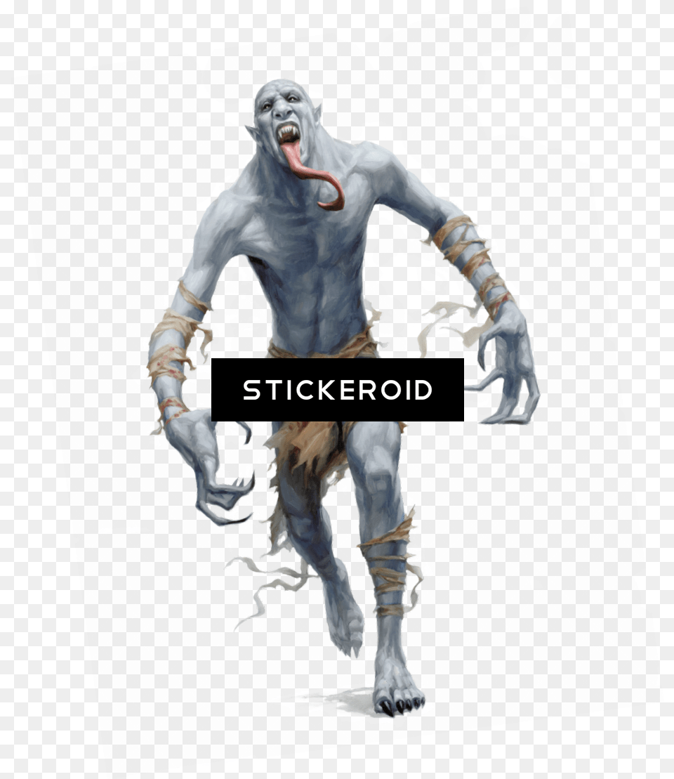 Download Hd Creatures Fantasy Dungeons And Dragons Ghoul Pathfinder, Adult, Male, Man, Person Png