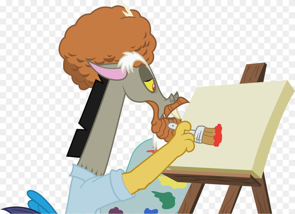 Hd Credechica4 Bob Ross Discord Draconiross Discord As Bob Ross, Baby, Person, Brush, Device Free Png Download