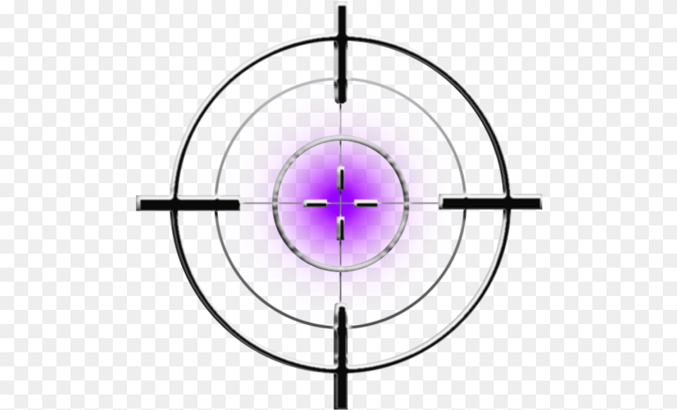 Download Hd Crosshairs For Kids Circle, Chandelier, Lamp, Purple, Weapon Png Image