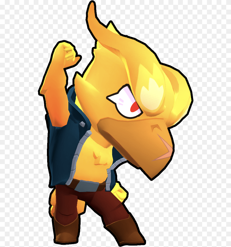 Download Hd Crow Skin Phoenix Phoenix Crow Brawl Stars Phoenix Crow Brawl Stars, Baby, Clothing, Glove, Person Free Png