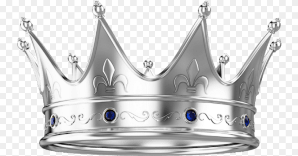 Download Hd Crown Corona Silver Plateado Plata King Rey King Crown Background, Accessories, Jewelry, Smoke Pipe Png