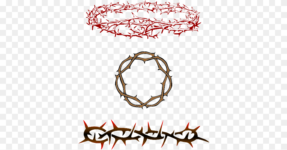 Download Hd Crown Of Thorns Crown Of Jesus Tattoo Crown Of Thorns Vector, Wire, Barbed Wire Free Png