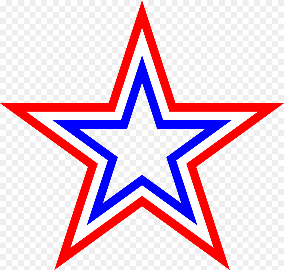 Download Hd Dallas Cowboys Nfl Red White Blue Star Clipart, Star Symbol, Symbol Png Image