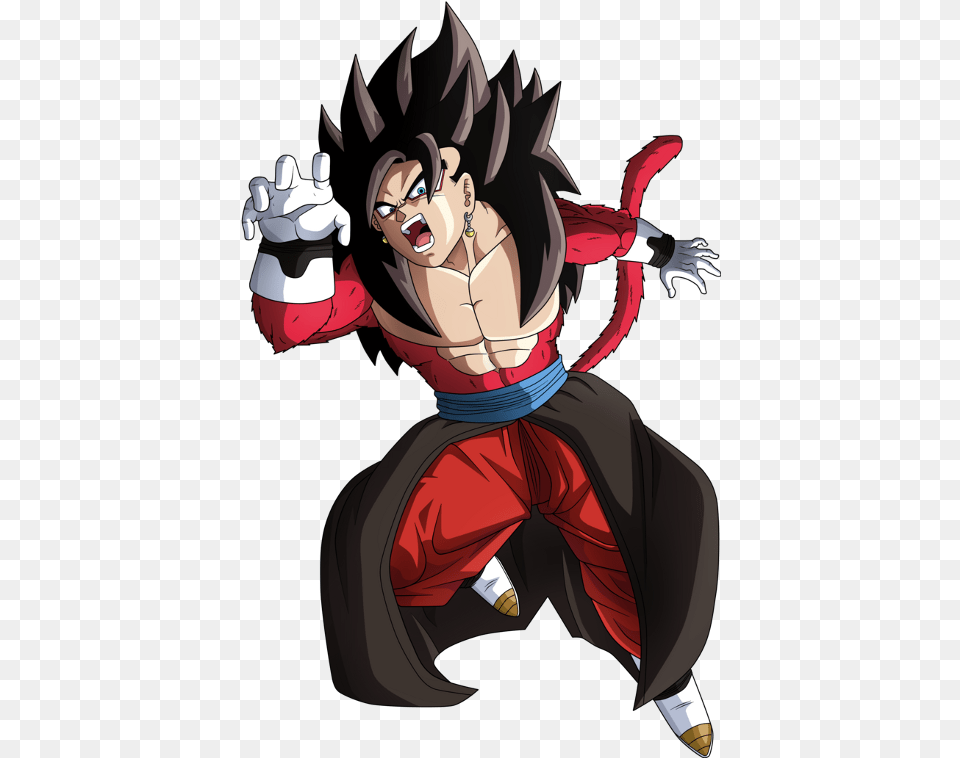 Hd Dbz Xeno Vegito Transparent Nicepngcom Super Saiyan 4 Vegito Dragon Ball Heroes, Book, Comics, Publication, Person Free Png Download