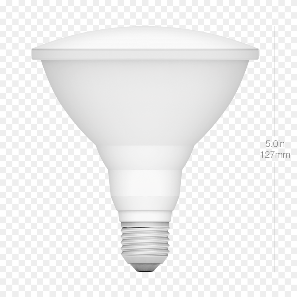 Download Hd Dimensions Par38 Front Incandescent Light Bulb Monochrome, Lighting, Electronics Free Png