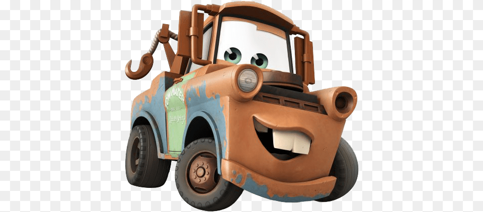Download Hd Disney Clipart Mater Backdrop Mcqueen Themed Birthday Party, Bulldozer, Machine, Wheel, Transportation Free Png