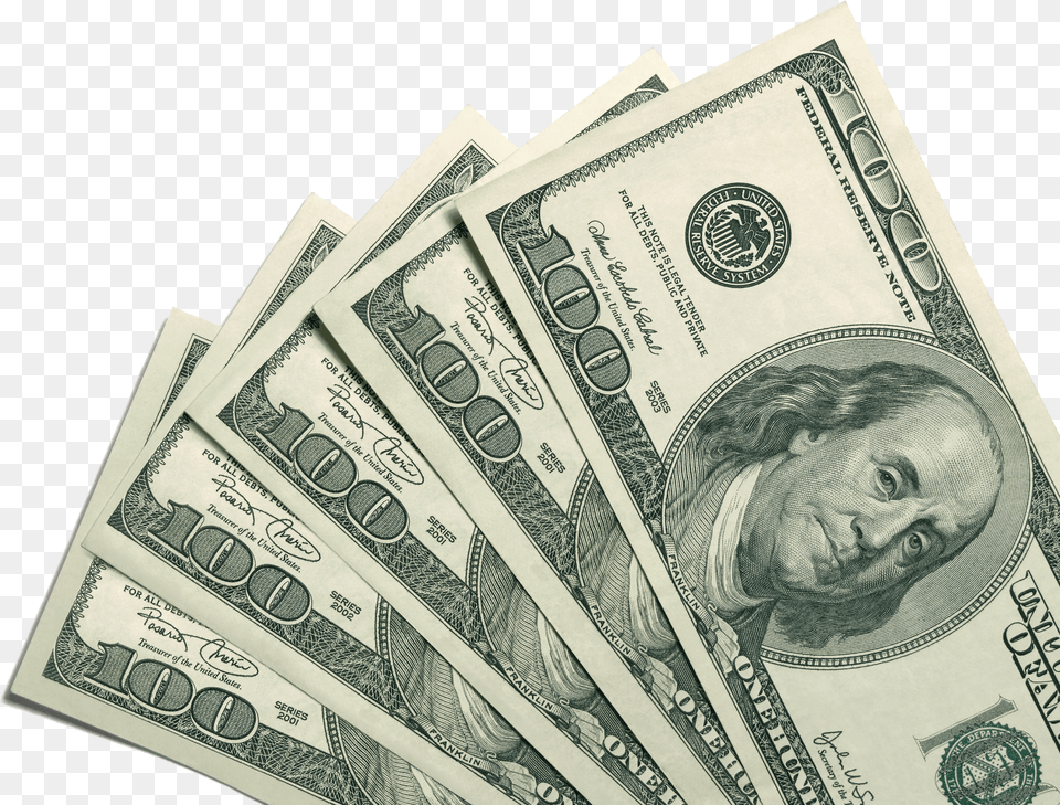 Hd Dollars Graphic 100 Dollar Bill Free Png Download