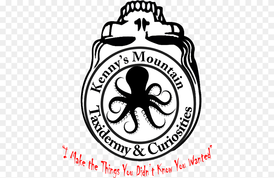 Hd Double Octopus Tentacle Heart Necklace Cat In Brotherhood Of Railroad Trainmen, Logo, Badge, Symbol, Ammunition Free Png Download